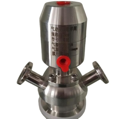 De fabrieksprijs paste Sanitaire Tow Port Stainless Steel Sampling-Klep DN10 DN15 DN20 DN25 SS304&316 aan